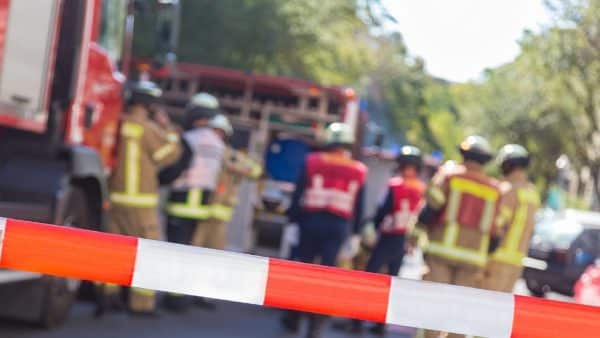 First Responders At Accident Scene