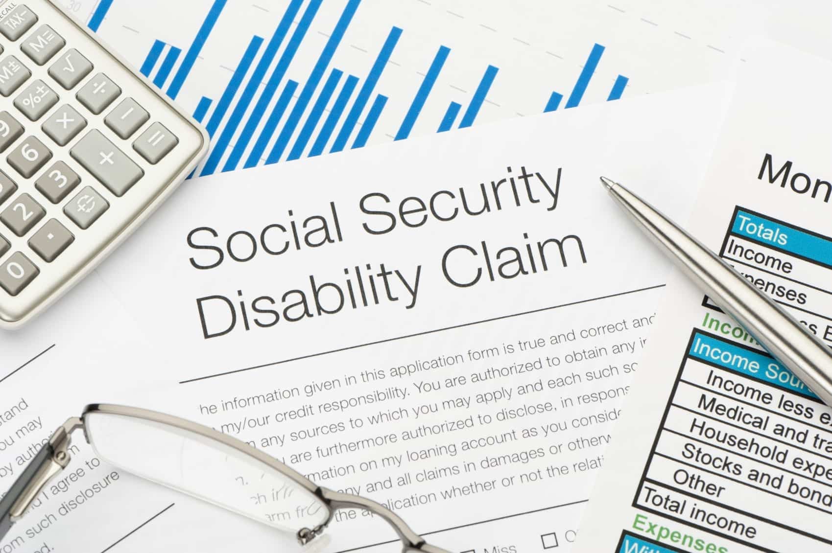 Social Security Disability Claim form
