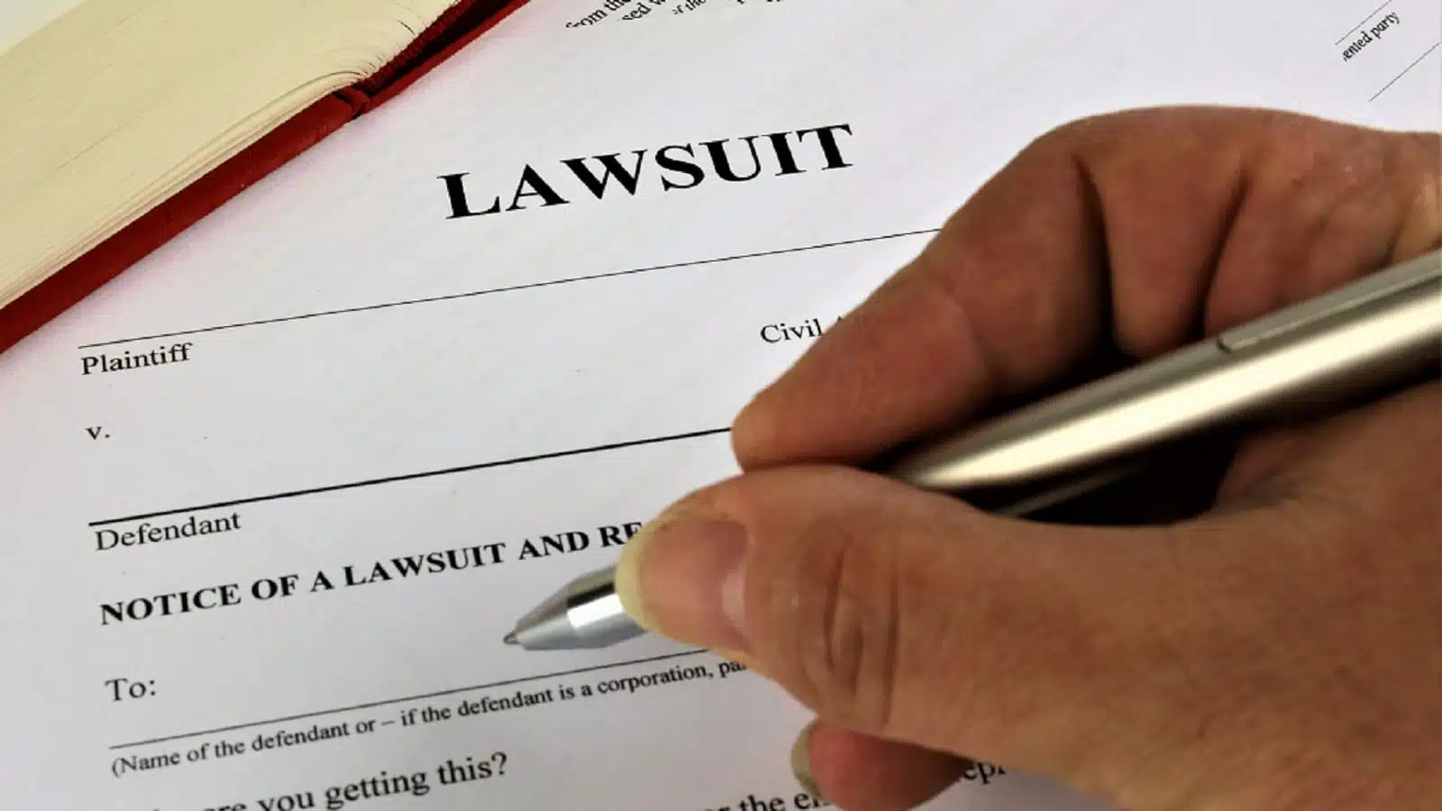 An concept Image of a lawsuit