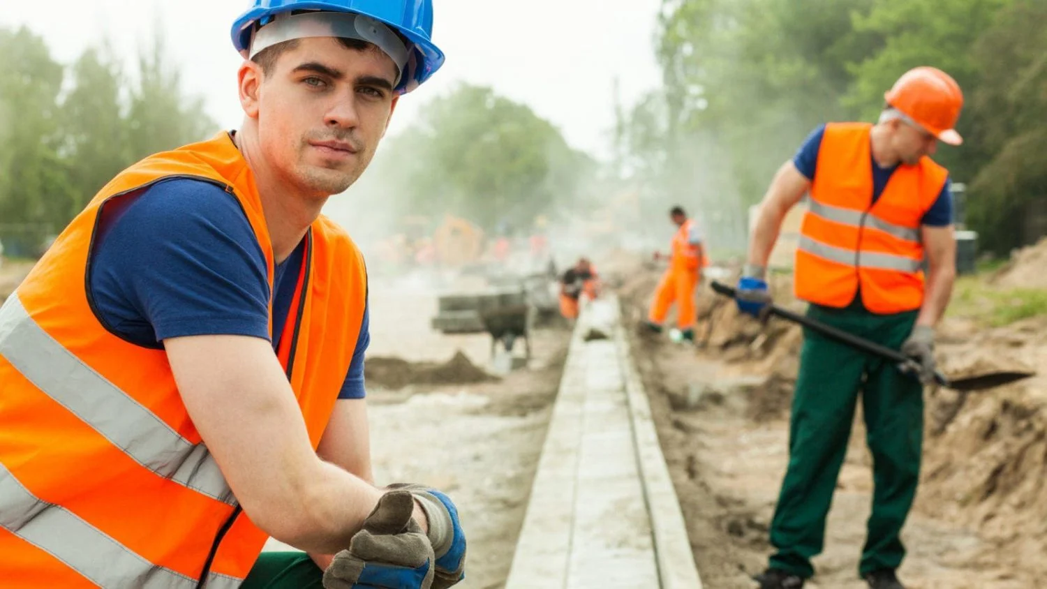 Men Working On The Railroad