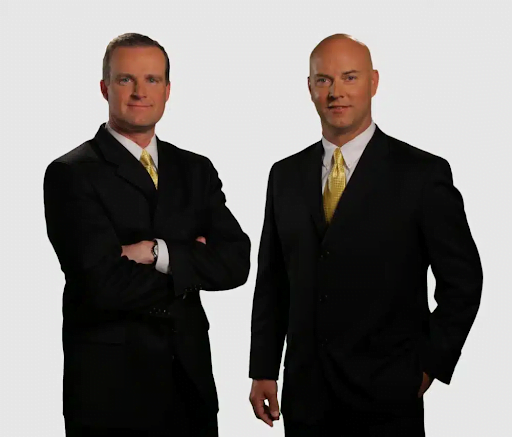 Cleveland personal injury attorneys Brent Burks and Jay Kennamer of The McMahan Law Firm in Tennessee.